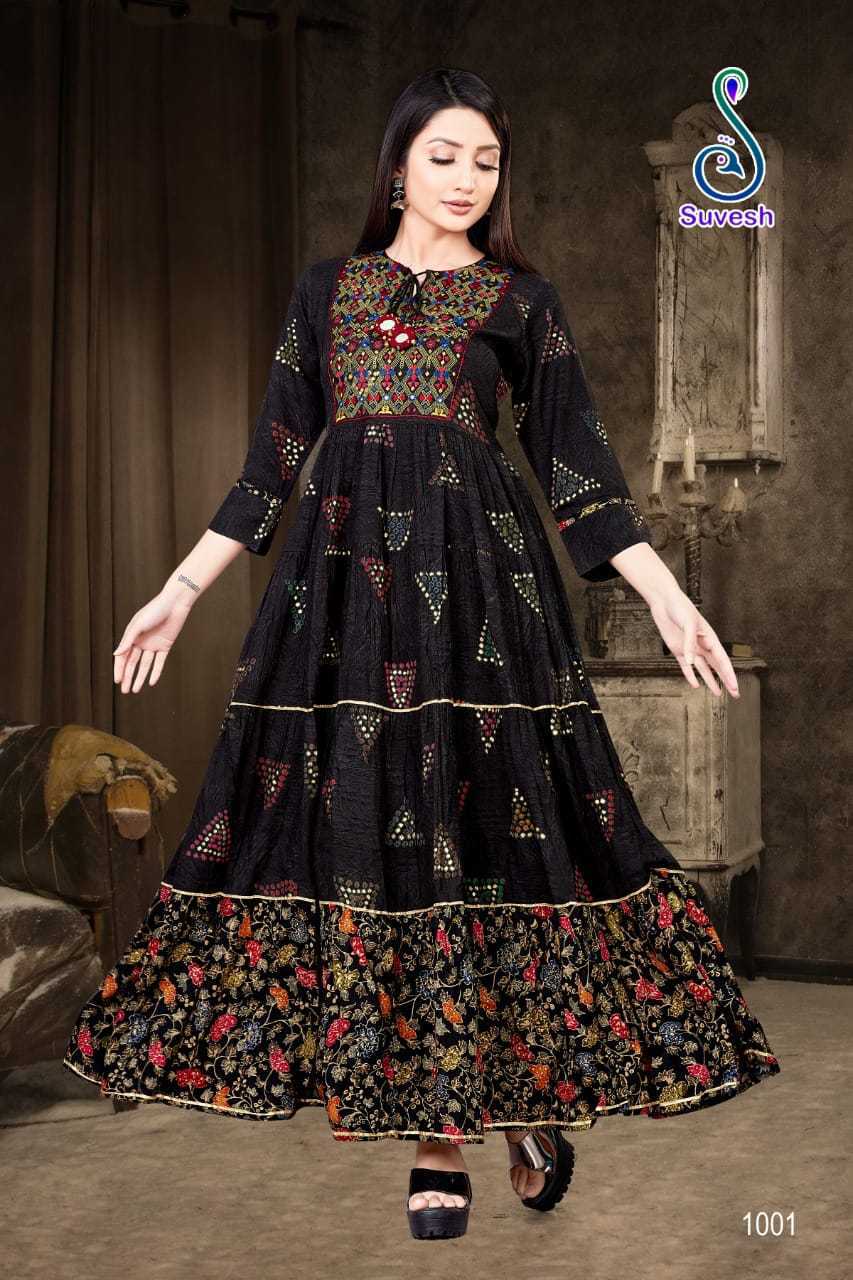 Rangmaya Weekend Wholesale Long Fancy Frock Style Kurtis - textiledeal.in