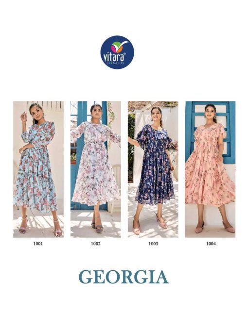 Vitara Georgia Georgette Kurti Catalog 4 Pcs 11 510x680 - Vitara Georgia Georgette Kurti Catalog 4 Pcs