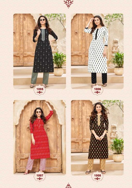 Balaji Cotton Ikkat Kurti with Pant Catalog 8 Pcs 19 510x725 - Balaji Cotton Ikkat Kurti with Pant Catalog 8 Pcs