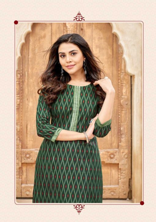 Balaji Cotton Ikkat Kurti with Pant Catalog 8 Pcs 2 510x725 - Balaji Cotton Ikkat Kurti with Pant Catalog 8 Pcs