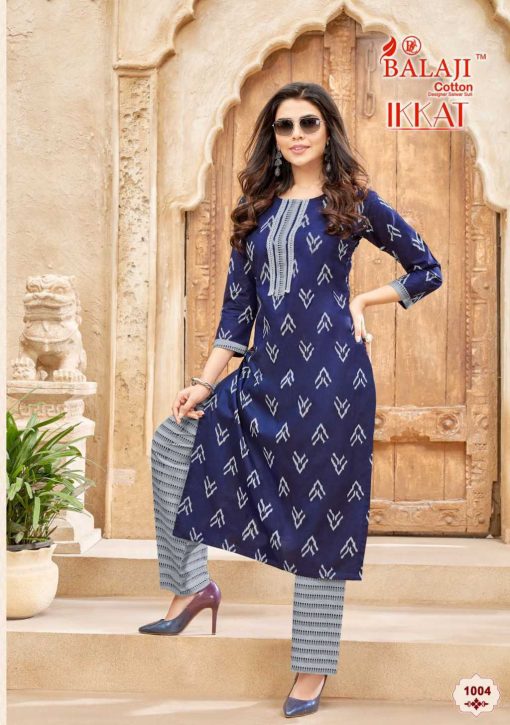 Balaji Cotton Ikkat Kurti with Pant Catalog 8 Pcs 9 510x725 - Balaji Cotton Ikkat Kurti with Pant Catalog 8 Pcs