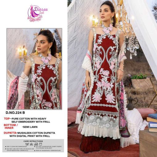 Dinsaa Ds 224 Cotton Salwar Suit Catalog 4 Pcs 2 510x510 - Dinsaa Ds 224 Cotton Salwar Suit Catalog 4 Pcs