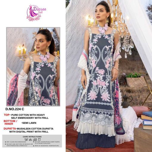 Dinsaa Ds 224 Cotton Salwar Suit Catalog 4 Pcs 3 510x510 - Dinsaa Ds 224 Cotton Salwar Suit Catalog 4 Pcs