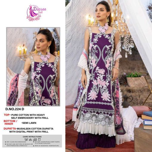 Dinsaa Ds 224 Cotton Salwar Suit Catalog 4 Pcs 4 510x510 - Dinsaa Ds 224 Cotton Salwar Suit Catalog 4 Pcs