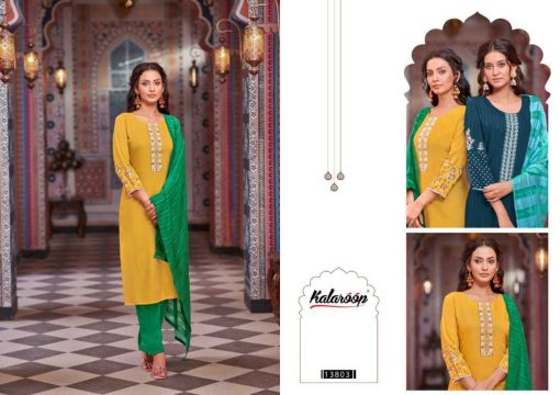 Kalaroop Kalindi by Kajree Rayon Kurti with Dupatta Bottom Catalog 6 Pcs 5 510x360 - Kalaroop Kalindi by Kajree Rayon Kurti with Dupatta Bottom Catalog 6 Pcs