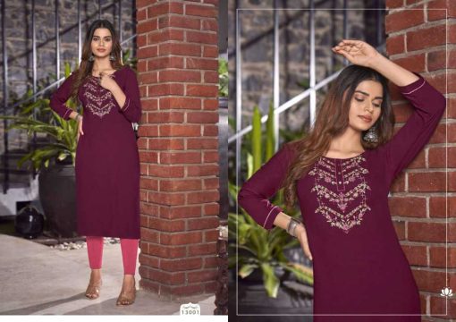 Kalaroop Lily Vol 24 by Kajree Rayon Kurti Catalog 6 Pcs 3 510x360 - Kalaroop Lily Vol 24 by Kajree Rayon Kurti Catalog 6 Pcs