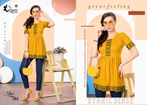 Kinti Show Stopper Slub Kurti Catalog 8 Pcs 5 510x364 - Kinti Show Stopper Slub Kurti Catalog 8 Pcs