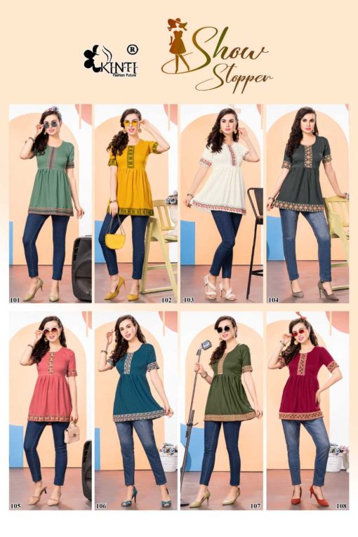 Kinti Show Stopper Slub Kurti Catalog 8 Pcs 9 510x765 - Kinti Show Stopper Slub Kurti Catalog 8 Pcs