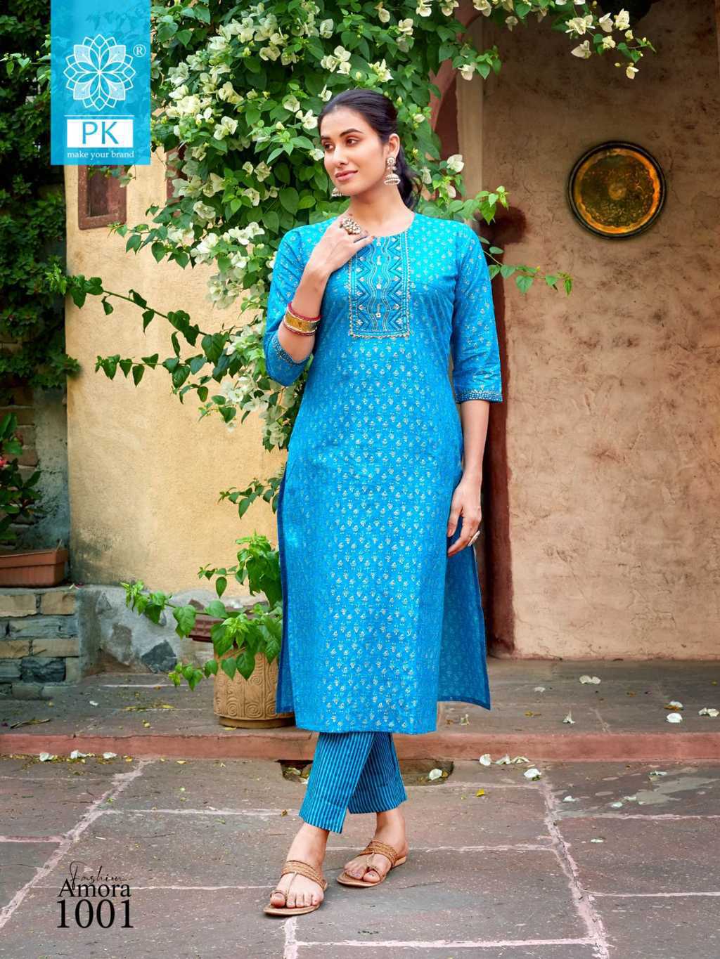 Stylish Cotton Kurtis and Pants Collection by Stitchline