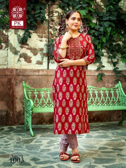 Pk Fashion Amora Vol 1 Cotton Kurti with Pant Catalog 12 Pcs 4 510x680 - Pk Fashion Amora Vol 1 Cotton Kurti with Pant Catalog 12 Pcs