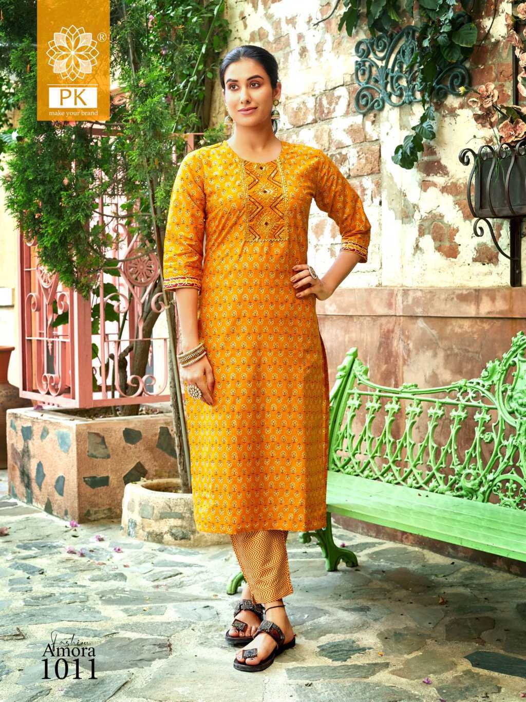 Buy Mustard Kurtis & Tunics for Women by MEESAN Online | Ajio.com