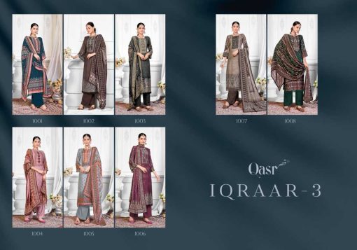 Qasr Iqraar Vol 3 Muslin Salwar Suit Catalog 8 Pcs 24 510x357 - Qasr Iqraar Vol 3 Muslin Salwar Suit Catalog 8 Pcs