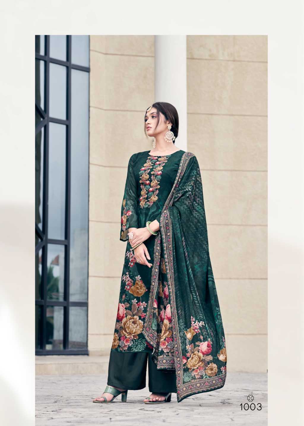 Green - Crepe - Buy Salwar Suits for Women Online in Latest Designs