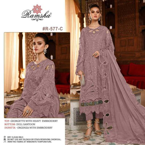 Ramsha R 577 NX Georgette Salwar Suit Catalog 4 Pcs 1 510x510 - Ramsha R 577 NX Georgette Salwar Suit Catalog 4 Pcs