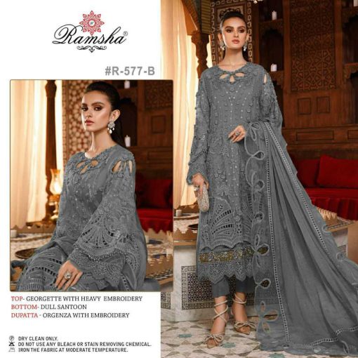 Ramsha R 577 NX Georgette Salwar Suit Catalog 4 Pcs 3 510x510 - Ramsha R 577 NX Georgette Salwar Suit Catalog 4 Pcs