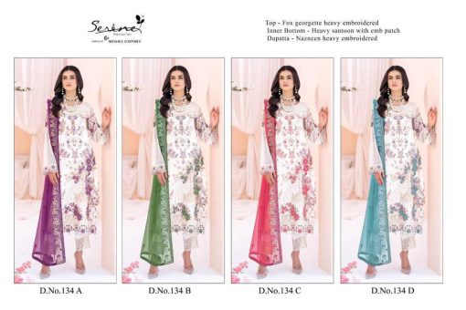Serene S 134 A D Georgette Salwar Suit Catalog 4 Pcs 13 510x340 - Serene S 134 A-D Georgette Salwar Suit Catalog 4 Pcs