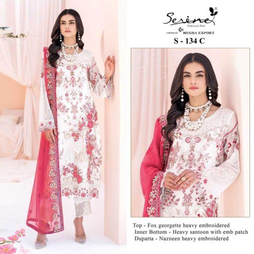 Serene S 134 A D Georgette Salwar Suit Catalog 4 Pcs 3 510x510 - Serene S 134 A-D Georgette Salwar Suit Catalog 4 Pcs