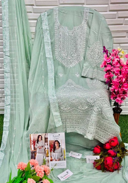 Serene S 157 A D Cotton Salwar Suit Catalog 4 Pcs 12 510x731 - Serene S 157 A-D Cotton Salwar Suit Catalog 4 Pcs