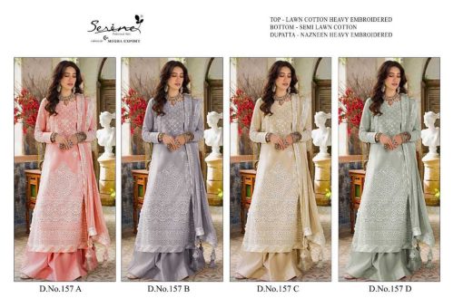 Serene S 157 A D Cotton Salwar Suit Catalog 4 Pcs 13 510x340 - Serene S 157 A-D Cotton Salwar Suit Catalog 4 Pcs