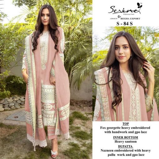 Serene S 84 R U Georgette Salwar Suit Catalog 4 Pcs 2 510x510 - Serene S 84 R-U Georgette Salwar Suit Catalog 4 Pcs