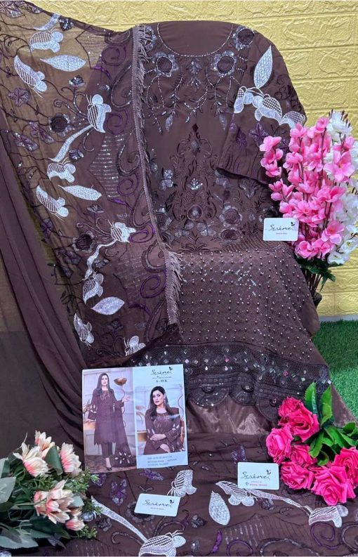 Serene S 95 I L Georgette Salwar Suit Catalog 4 Pcs 7 510x793 - Serene S 95 I-L Georgette Salwar Suit Catalog 4 Pcs