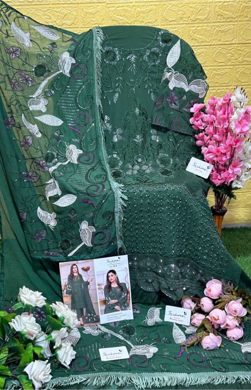 Serene S 95 I L Georgette Salwar Suit Catalog 4 Pcs 8 510x792 - Serene S 95 I-L Georgette Salwar Suit Catalog 4 Pcs