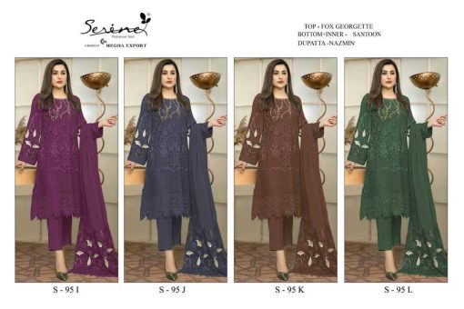 Serene S 95 I L Georgette Salwar Suit Catalog 4 Pcs 9 510x340 - Serene S 95 I-L Georgette Salwar Suit Catalog 4 Pcs