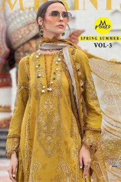 Shree Fabs M Prints Spring Summer 23 Vol 3 Chiffon Cotton Salwar Suit Catalog 8 Pcs