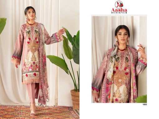 Aasha Ayazal Vol 1 Cotton Chiffon Salwar Suit Catalog 3 Pcs 7 510x383 - Aasha Ayazal Vol 1 Cotton Chiffon Salwar Suit Catalog 3 Pcs