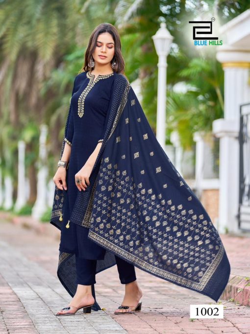 Blue Hills Gulab Jal Kurti with Dupatta Bottom Chanderi Catalog 8 Pcs 6 510x680 - Blue Hills Gulab Jal Kurti with Dupatta Bottom Chanderi Catalog 8 Pcs