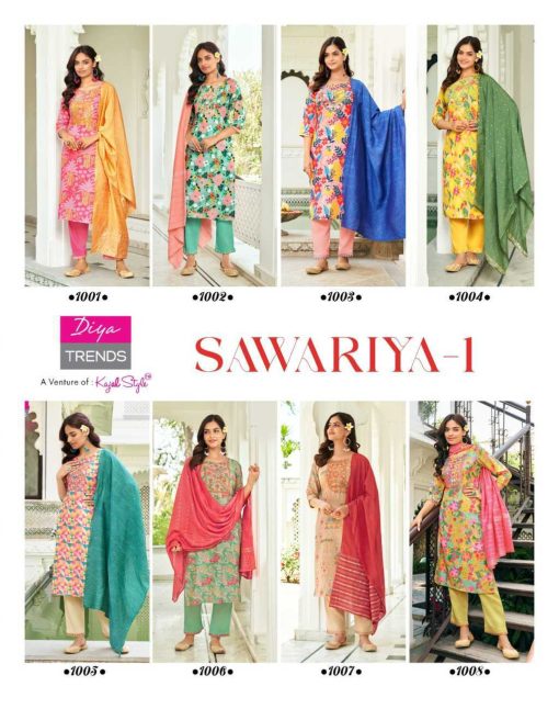 Diya Trends Sawariya Vol 1 by Kajal Style Kurti with Dupatta Bottom Muslin Catalog 8 Pcs 15 510x646 - Diya Trends Sawariya Vol 1 by Kajal Style Kurti with Dupatta Bottom Muslin Catalog 8 Pcs