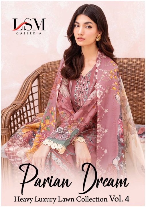 Parian Dream Heavy Luxury Lawn Collection Vol 4 Salwar Suit Catalog 6 Pcs 1 510x720 - Parian Dream Heavy Luxury Lawn Collection Vol 4 Salwar Suit Catalog 6 Pcs