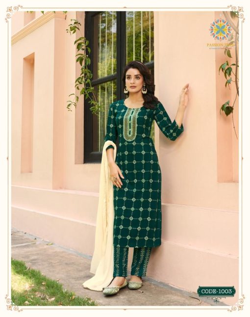 Passion Tree Harvi Vol 1 Kurti with Dupatta Bottom Rayon Catalog 8 Pcs 5 510x646 - Passion Tree Harvi Vol 1 Kurti with Dupatta Bottom Rayon Catalog 8 Pcs