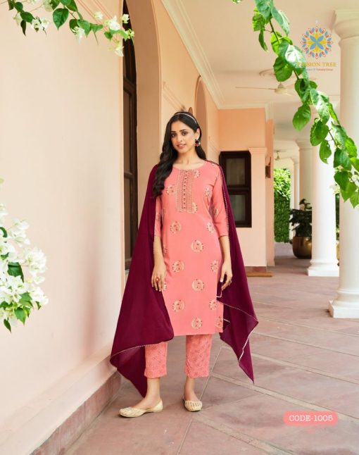 Passion Tree Harvi Vol 1 Kurti with Dupatta Bottom Rayon Catalog 8 Pcs 7 510x646 - Passion Tree Harvi Vol 1 Kurti with Dupatta Bottom Rayon Catalog 8 Pcs