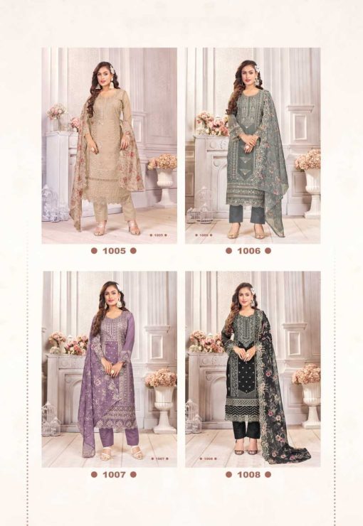 Qasr Hiba Organza Salwar Suit Catalog 8 Pcs 20 510x740 - Qasr Hiba Organza Salwar Suit Catalog 8 Pcs