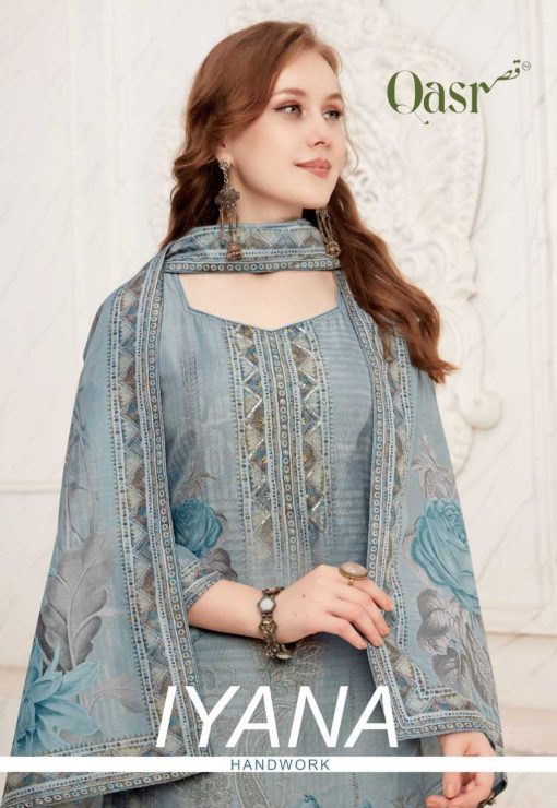 Qasr Iyana Muslin Salwar Suit Catalog 8 Pcs 1 510x740 - Qasr Iyana Muslin Salwar Suit Catalog 8 Pcs