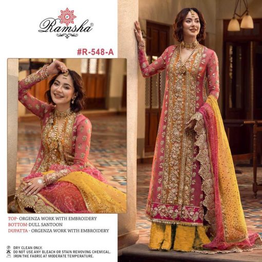 Ramsha R 548 NX Organza Salwar Suit Catalog 4 Pcs 1 510x510 - Ramsha R 548 NX Organza Salwar Suit Catalog 4 Pcs