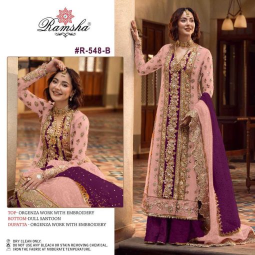 Ramsha R 548 NX Organza Salwar Suit Catalog 4 Pcs 2 510x510 - Ramsha R 548 NX Organza Salwar Suit Catalog 4 Pcs