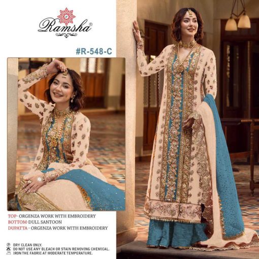 Ramsha R 548 NX Organza Salwar Suit Catalog 4 Pcs 4 510x510 - Ramsha R 548 NX Organza Salwar Suit Catalog 4 Pcs