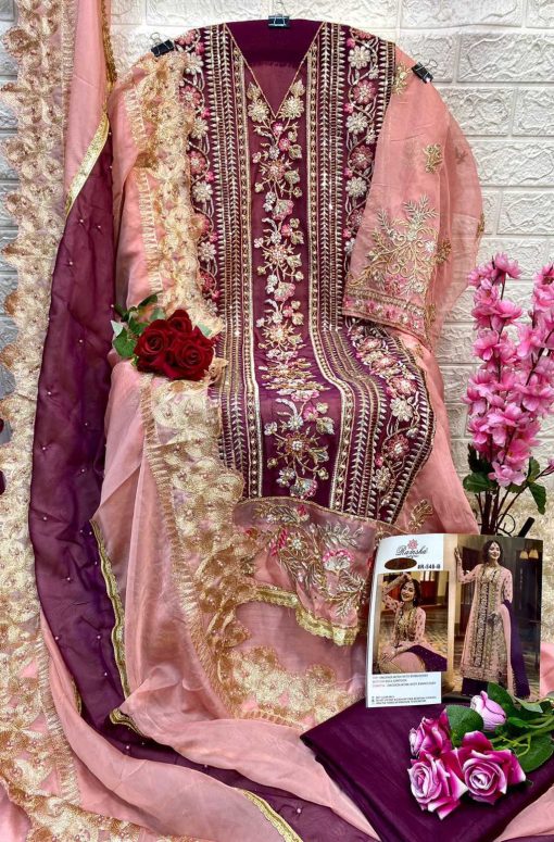 Ramsha R 548 NX Organza Salwar Suit Catalog 4 Pcs 5 510x775 - Ramsha R 548 NX Organza Salwar Suit Catalog 4 Pcs