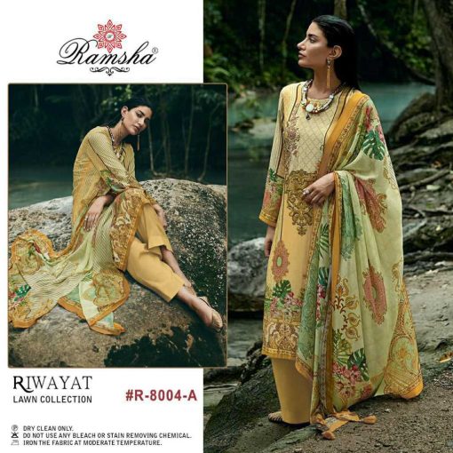 Ramsha Riwayat Lawn Collection Salwar Suit Catalog 4 Pcs 4 510x510 - Ramsha Riwayat Lawn Collection Salwar Suit Catalog 4 Pcs