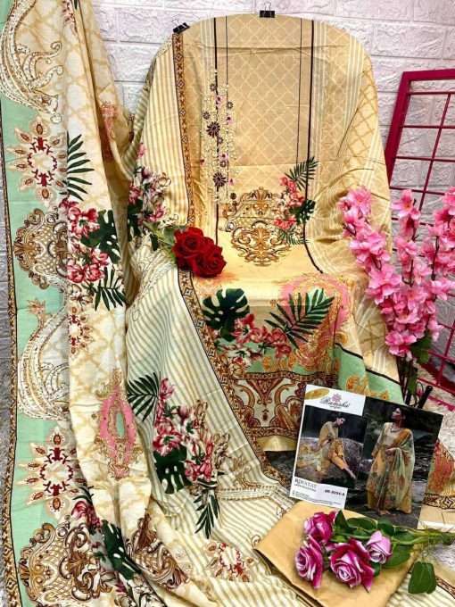 Ramsha Riwayat Lawn Collection Salwar Suit Catalog 4 Pcs 8 510x680 - Ramsha Riwayat Lawn Collection Salwar Suit Catalog 4 Pcs