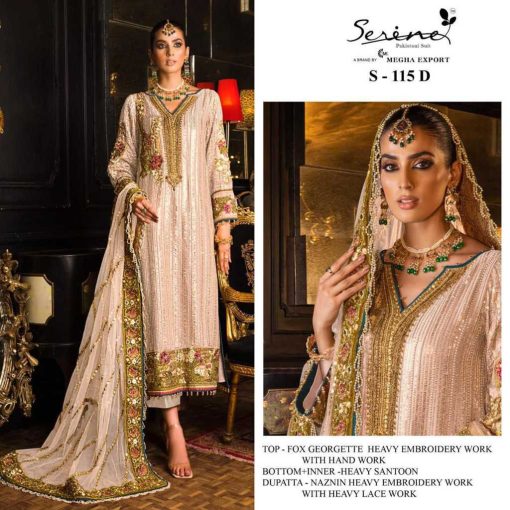 Serene S 115 D G Georgette Salwar Suit Catalog 4 Pcs 1 510x510 - Serene S 115 D-G Georgette Salwar Suit Catalog 4 Pcs