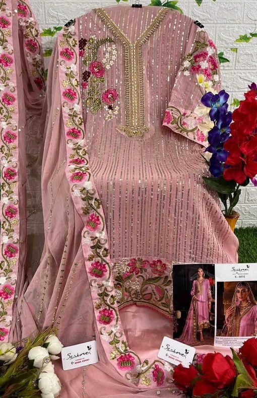 Serene S 115 D G Georgette Salwar Suit Catalog 4 Pcs 7 510x790 - Serene S 115 D-G Georgette Salwar Suit Catalog 4 Pcs