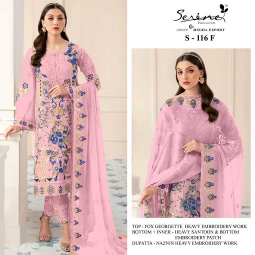 Serene S 116 E H Georgette Salwar Suit Catalog 4 Pcs 1 1 510x510 - Serene S 116 E-H Georgette Salwar Suit Catalog 4 Pcs