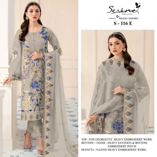 Serene S 116 E H Georgette Salwar Suit Catalog 4 Pcs 2 1 510x510 - Serene S 116 E-H Georgette Salwar Suit Catalog 4 Pcs