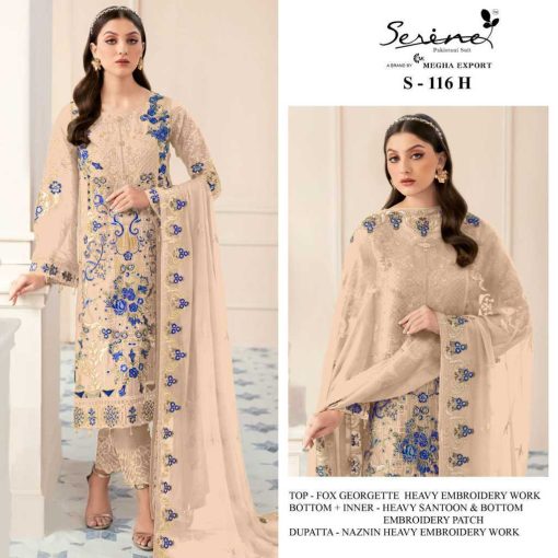 Serene S 116 E H Georgette Salwar Suit Catalog 4 Pcs 4 1 510x510 - Serene S 116 E-H Georgette Salwar Suit Catalog 4 Pcs