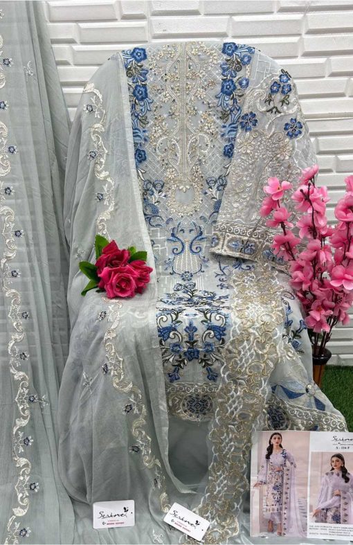 Serene S 116 E H Georgette Salwar Suit Catalog 4 Pcs 9 1 510x787 - Serene S 116 E-H Georgette Salwar Suit Catalog 4 Pcs