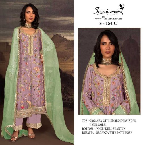 Serene S 154 Organza Salwar Suit Catalog 4 Pcs 2 510x510 - Serene S 154 Organza Salwar Suit Catalog 4 Pcs