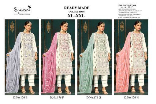 Serene S 176 E H Georgette Readymade Salwar Suit Catalog 4 Pcs 5 510x340 - Serene S 176 E-H Georgette Readymade Salwar Suit Catalog 4 Pcs